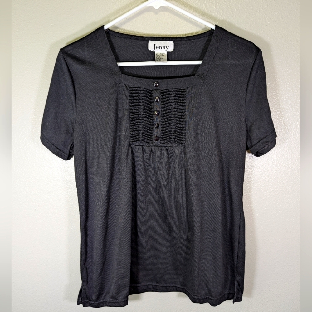 Jenny women's black top size L